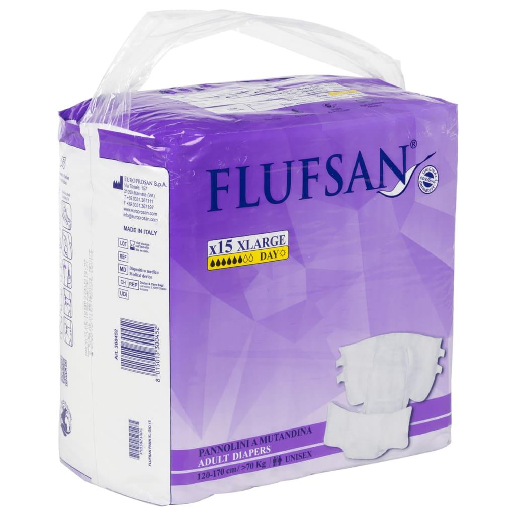 Flufsan voksenbleer 15 stk. str. XL