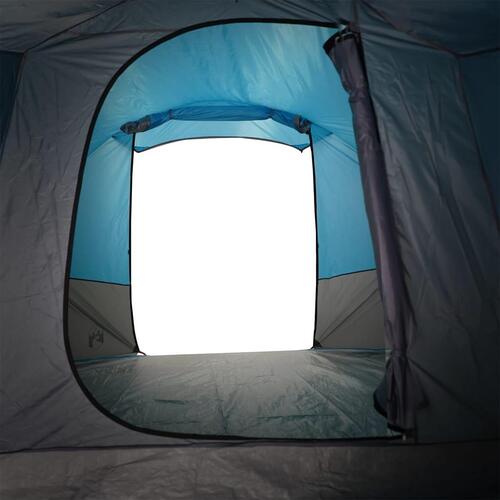 4-personers campingtelt vandafvisende blå