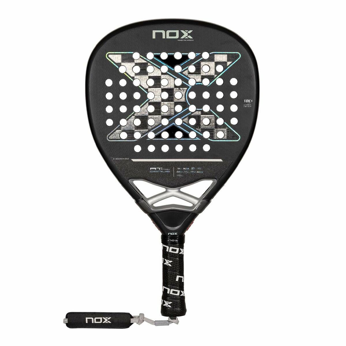 Padel bat Nox AT10 Luxury Attack 18K Alum 2024 Agustin Tapia