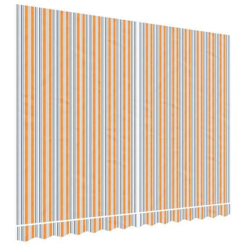 Markisedug 3,5x2,5 m stribet flerfarvet