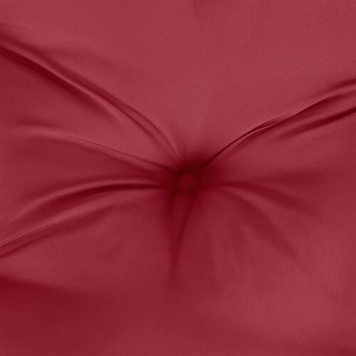 Stolehynder 2 stk. 40x40x7 cm oxfordstof vinrød