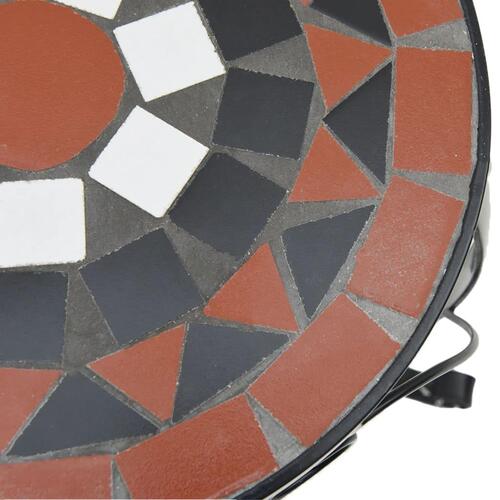 Planteborde 3 stk. keramik terracotta og hvid