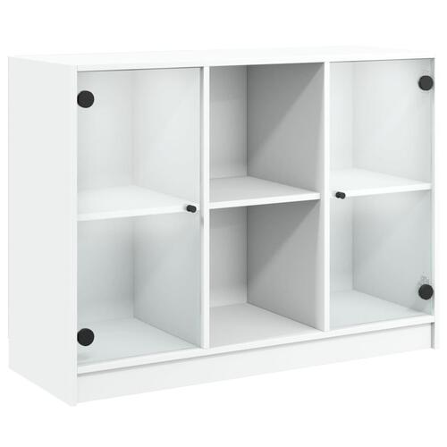 Skænk 102x37x75,5 cm konstrueret træ hvid