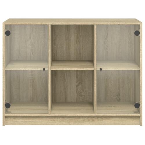 Skænk 102x37x75,5 cm konstrueret træ sonoma-eg