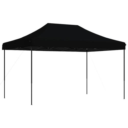 Foldbart pop up-festtelt 440x292x315 cm sort