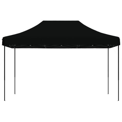Foldbart pop up-festtelt 440x292x315 cm sort