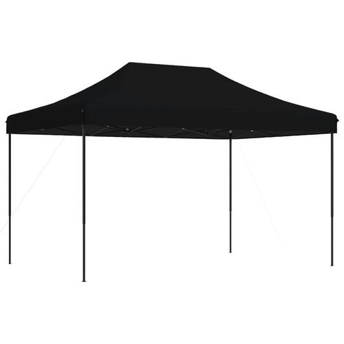 Foldbart pop up-festtelt 440x292x315 cm sort