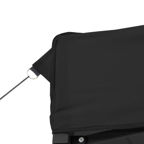 Foldbart pop up-festtelt 440x292x315 cm sort