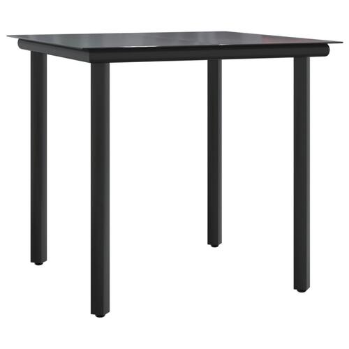 Spisebordssæt til haven 3 dele med hynder polyrattan beige