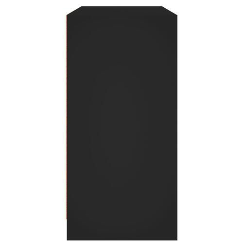 Skænk 102x37x75,5 cm konstrueret træ sort