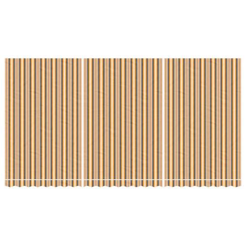 Markisedug 6x3 m stribet flerfarvet