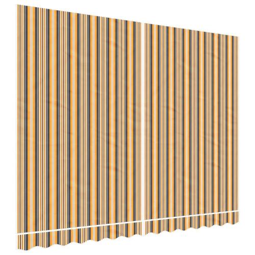 Markisedug 3,5x2,5 m stribet flerfarvet