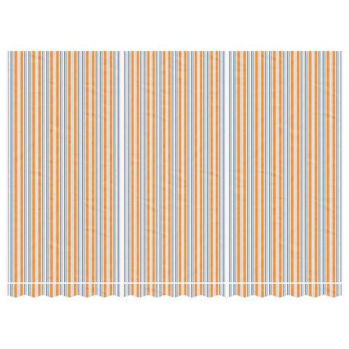 Markisedug 4,5x3 m stribet flerfarvet