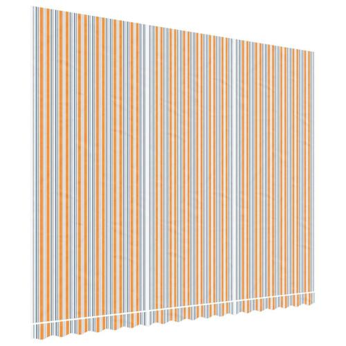 Markisedug 4,5x,3,5 m stribet flerfarvet
