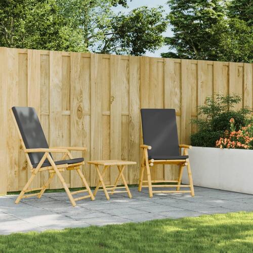 Foldbart havebord 45x45x45 cm bambus