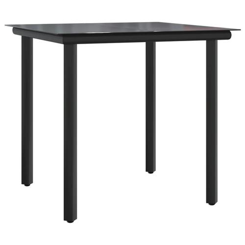Spisebordssæt til haven 5 dele med hynder polyrattan beige
