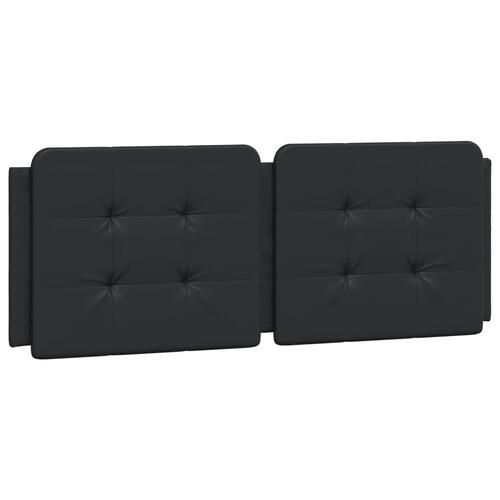 Gavlpude 140 cm kunstlæder sort