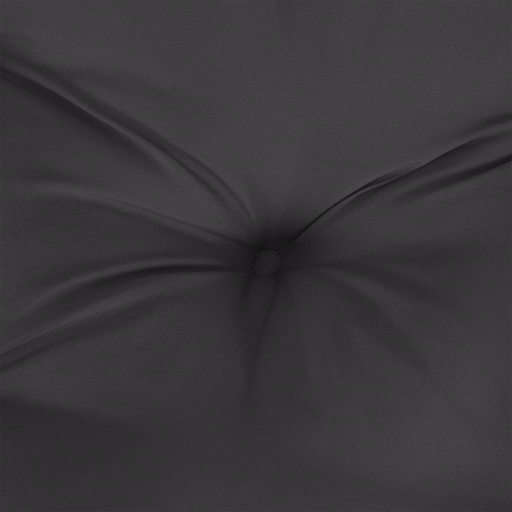 Stolehynder 4 stk. 40x40x7 cm oxfordstof sort