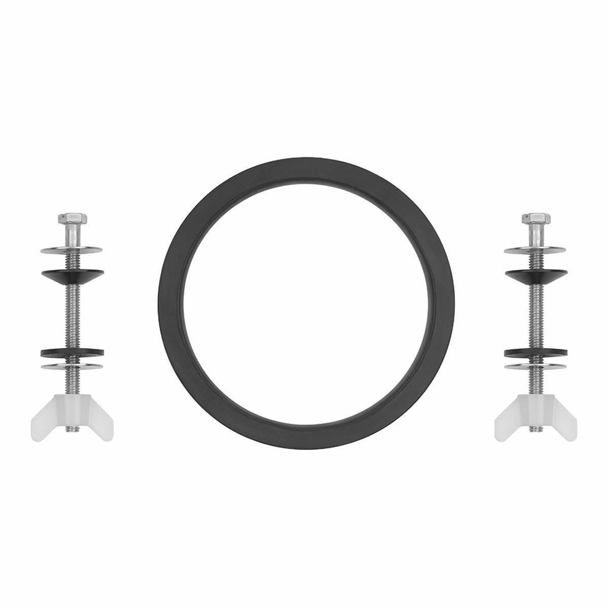 Roca Victoria fastgørelsessæt til toilet, sort