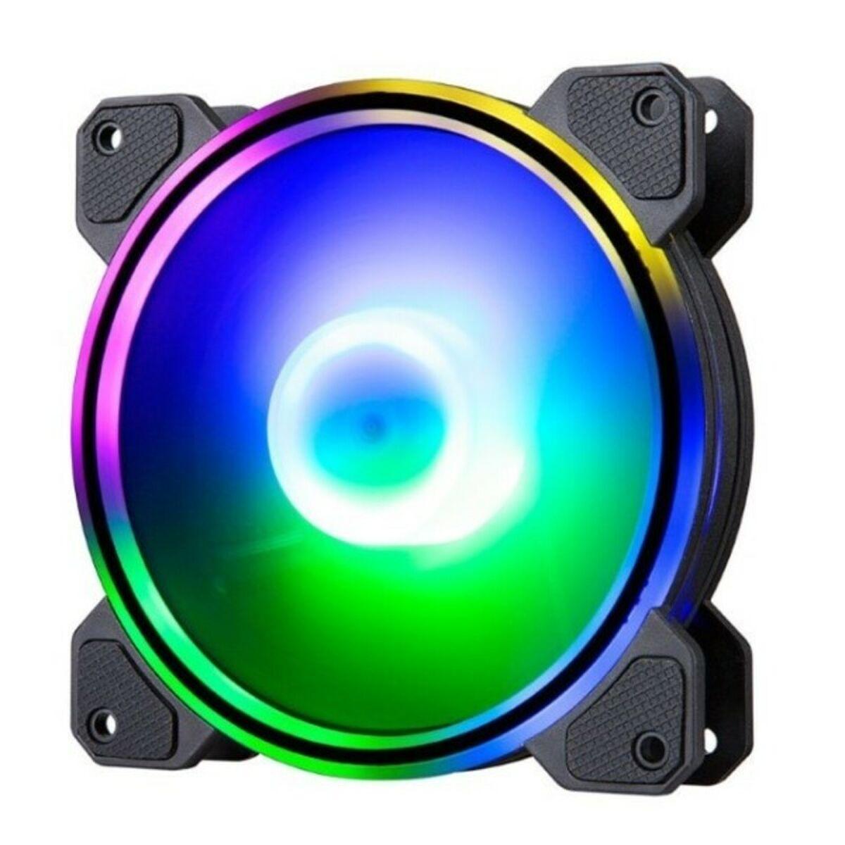 Hiditec N9-ARGB 120 mm PC-ventilator - Sort, ARGB LED