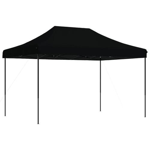 Pop op-festtelt 410x279x315 cm foldbart sort