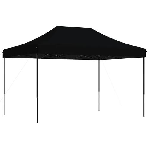 Pop op-festtelt 410x279x315 cm foldbart sort