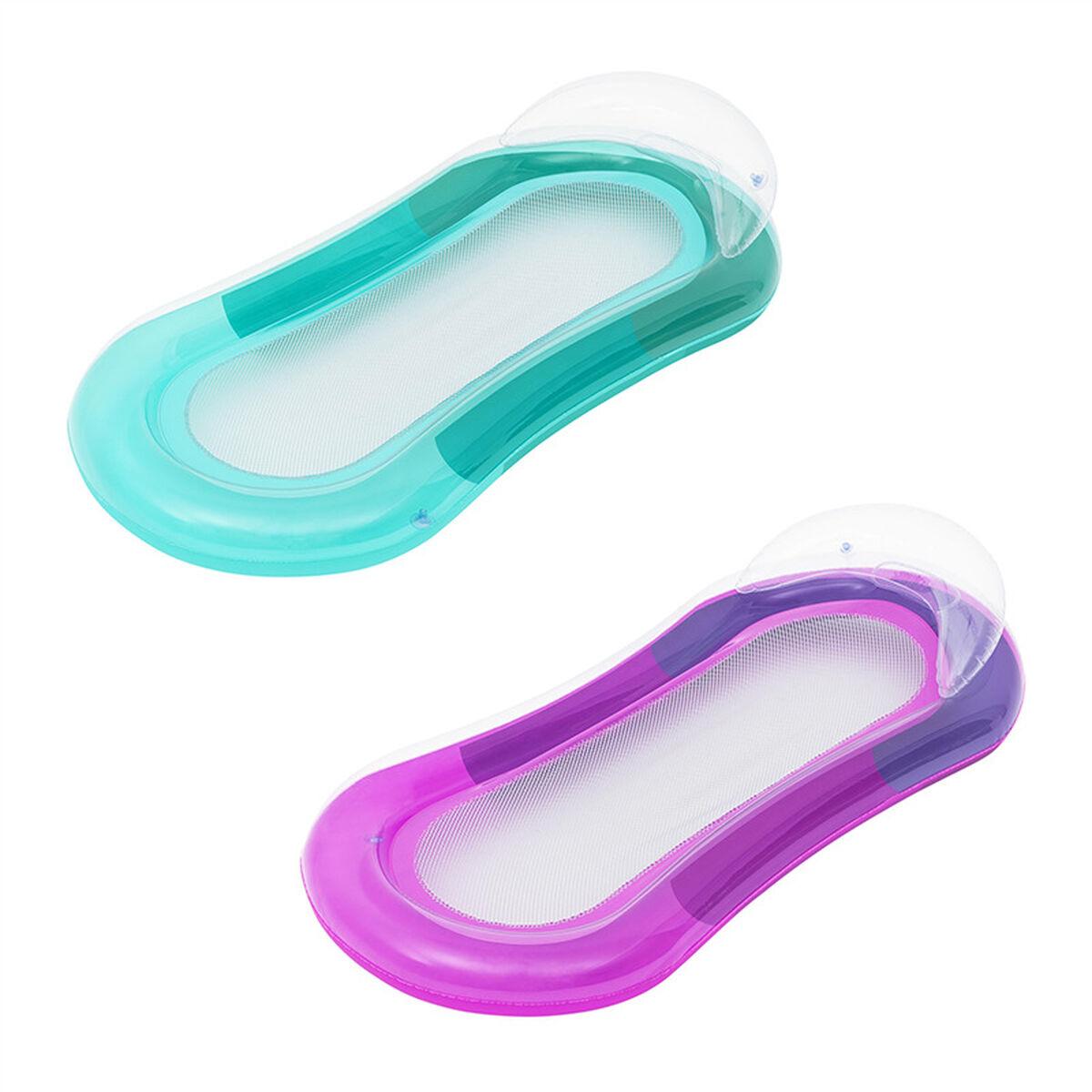 Bestway oppustelig poolstol Aqua - bademadras 160 × 84 cm / 74 × 153 × 28 cm billede