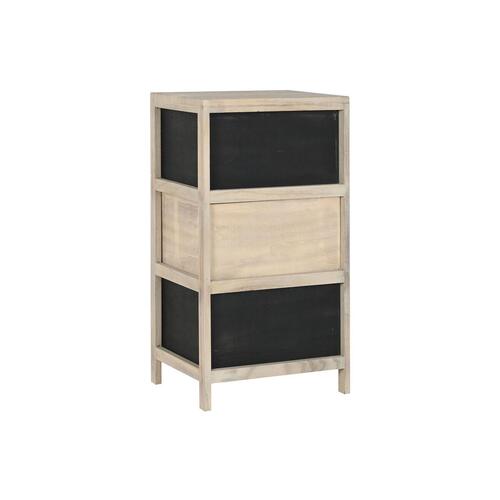 Kommode Home ESPRIT Sort Natur Træ 40 x 30 x 73,5 cm