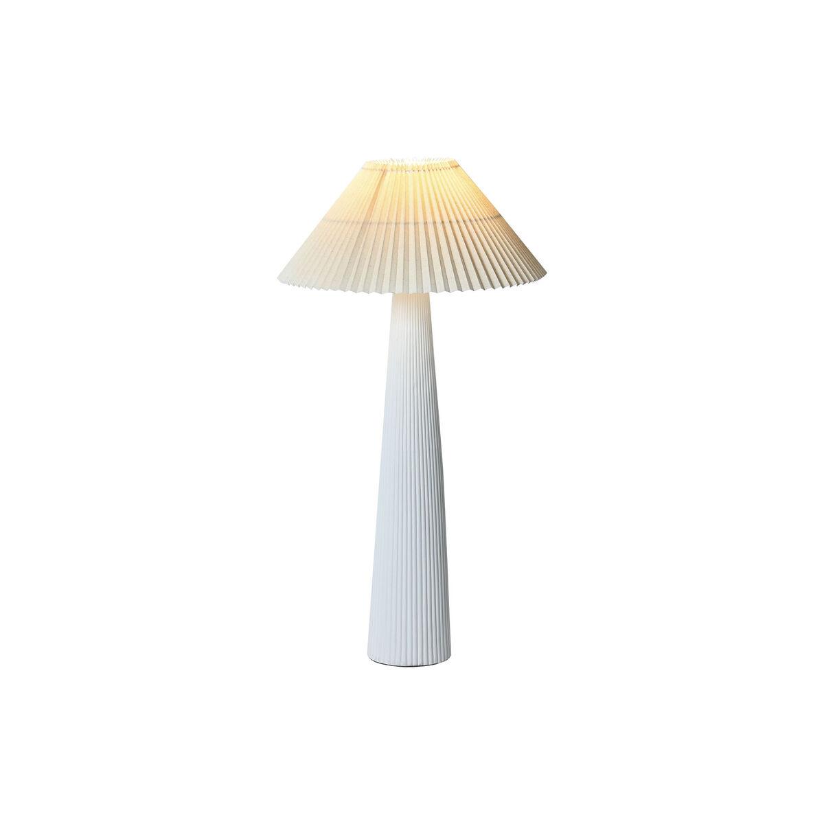 Gulvlampe - beige keramik, E27, 102 cm
