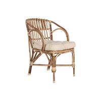 Vrtni stol Home ESPRIT Bambus Rattan 58 x 65 x 85 cm
