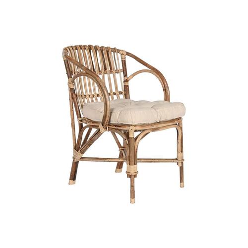 Vrtni stol Home ESPRIT Bambus Rattan 58 x 65 x 85 cm