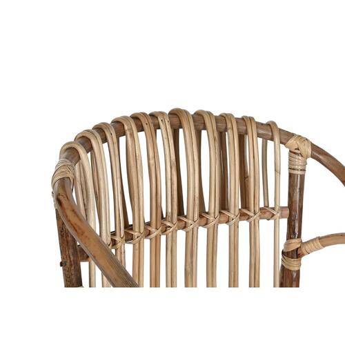 Vrtni stol Home ESPRIT Bambus Rattan 58 x 65 x 85 cm