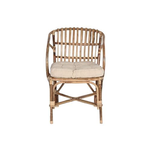 Vrtni stol Home ESPRIT Bambus Rattan 58 x 65 x 85 cm