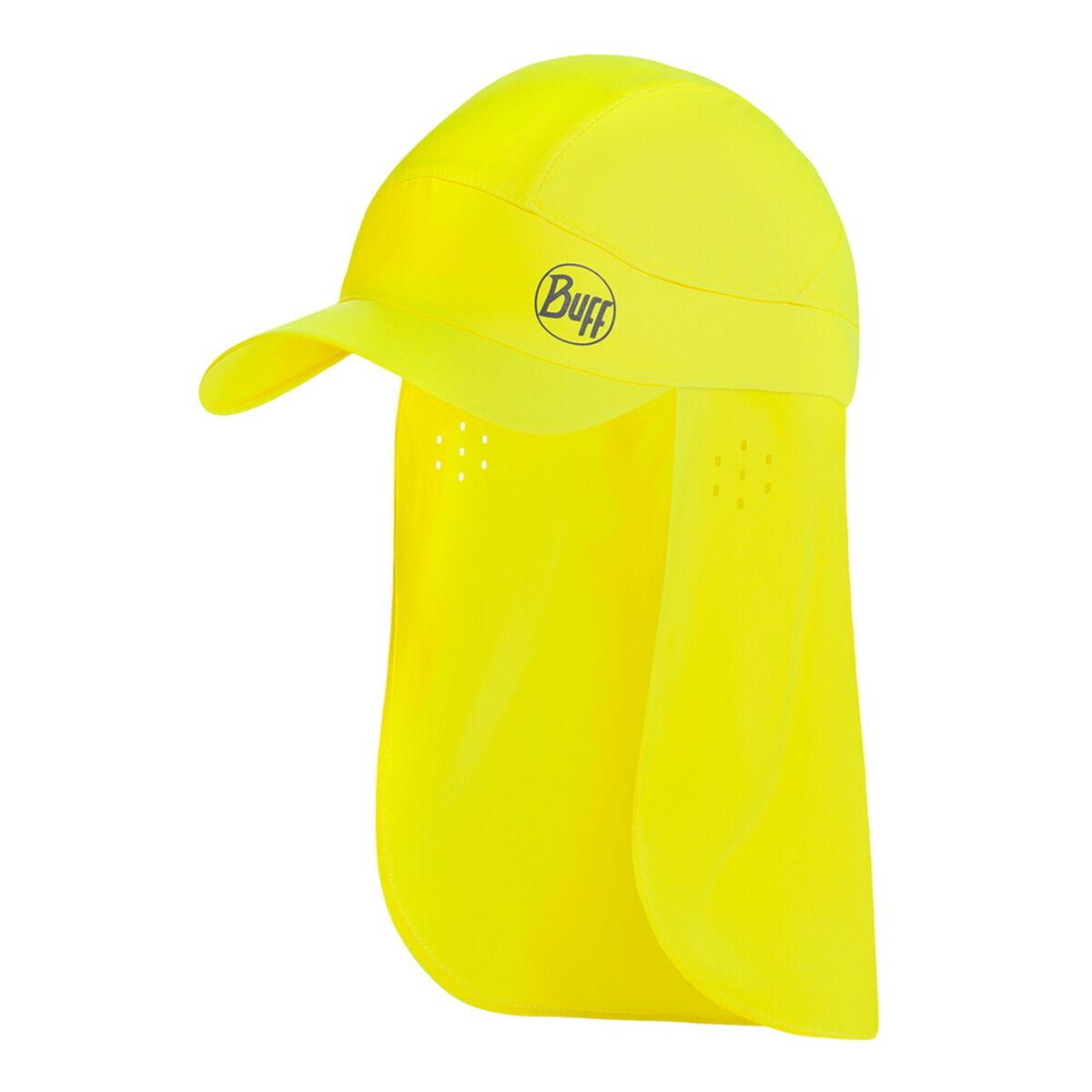 BUFF Cap Pack Bimini - Hi-viz gul, 100% genanvendt polyester, UPF 50 UV beskyttelse