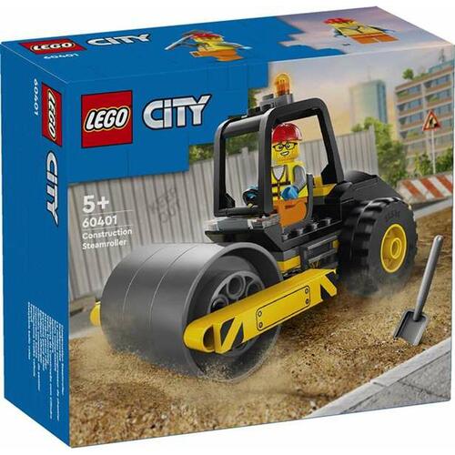 Konstruktionsspil Lego 60401 - Construction Steamroller 78 Dele