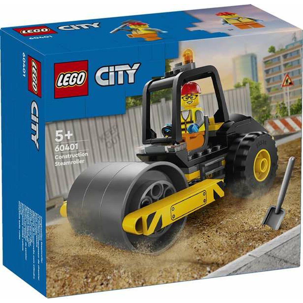 Konstruktionsspil Lego 60401 - Construction Steamroller 78 Dele