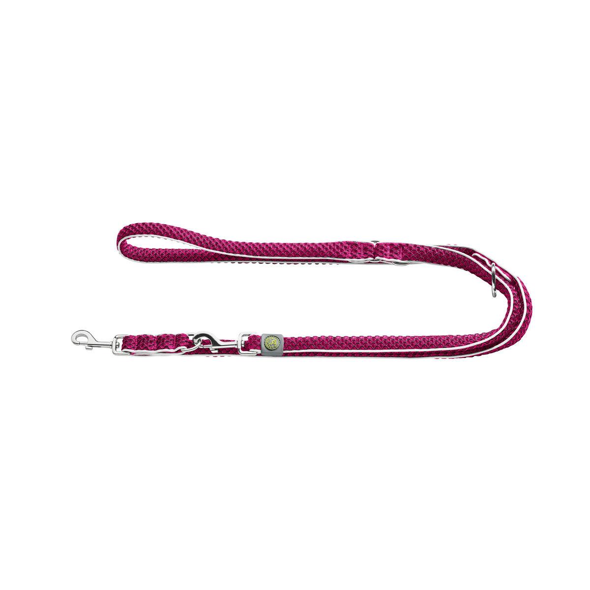 Hunter hundesnor - fuchsia, 2 m, justerbar