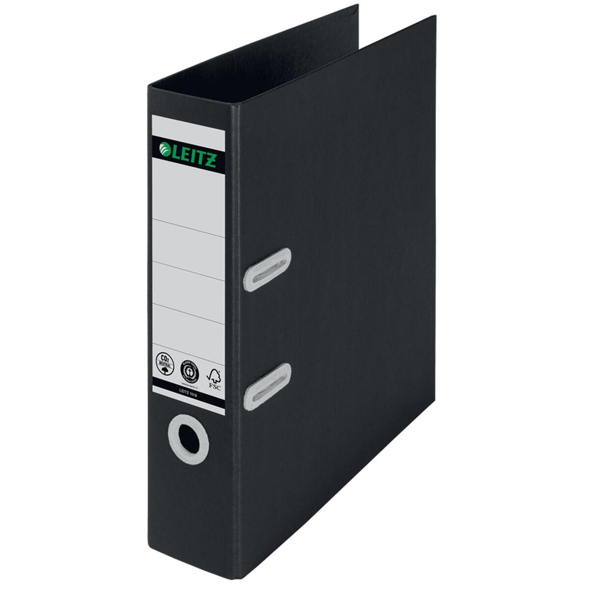 Ringbind Leitz Sort A4