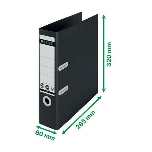 Ringbind Leitz Sort A4
