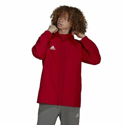 Sportsjakke til Mænd Adidas Entrada 22 Rød M