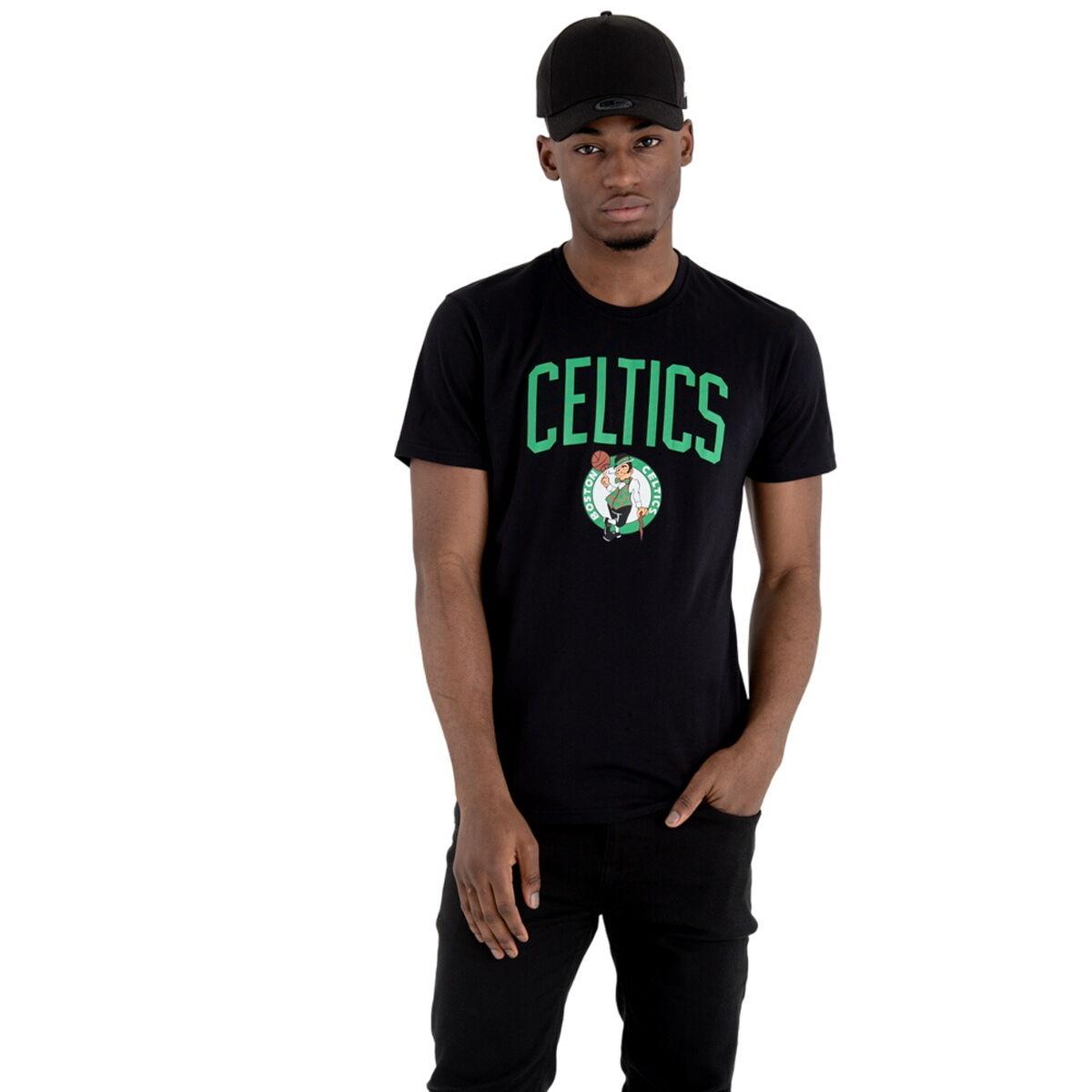 New Era NOS NBA BOSCEL herre T-shirt, sort, L