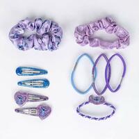 Tilbehør til Håret Stitch Blå Lilla 10 Dele