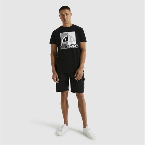Kortærmet T-shirt til Mænd Ellesse Chamuel Sort L