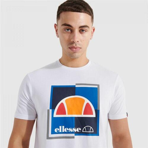 Kortærmet T-shirt til Mænd Ellesse Michaelo Hvid L