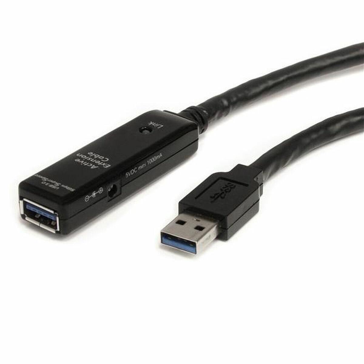 Startech USB 3.2 forlængerledning USB-A til USB-A, 3 m - sort