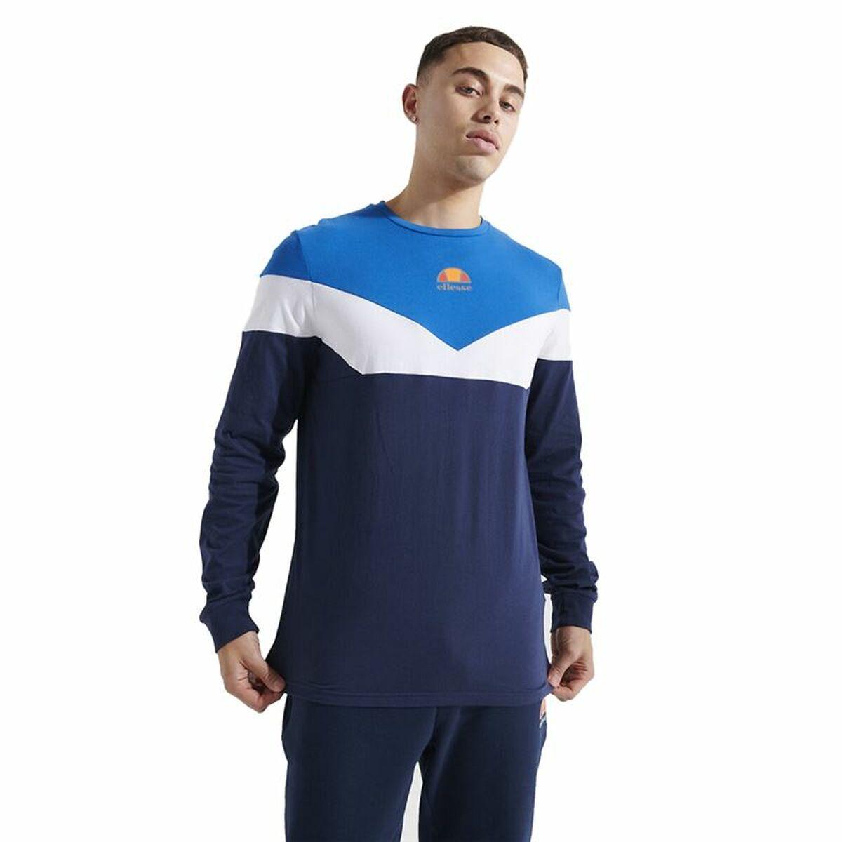 Ellesse Pavloti langærmet T-shirt til mænd - Blå, XL