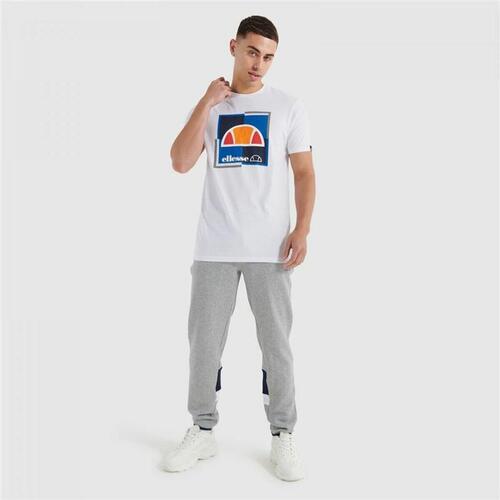 Kortærmet T-shirt til Mænd Ellesse Michaelo Hvid XL