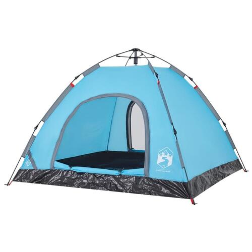 3-personers campingtelt quick-release blå