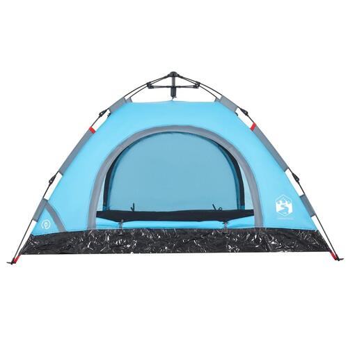 4-personers campingtelt quick-release blå