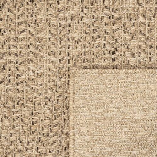 Gulvtæppe ZIZUR 240x340 cm jute-look indendørs og udendørs